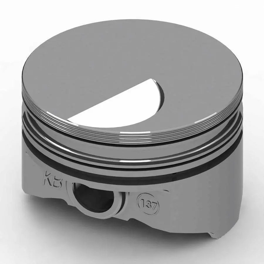 Kb Bbf Flat Top Piston Set 4.390 Bore -2.5Cc 1