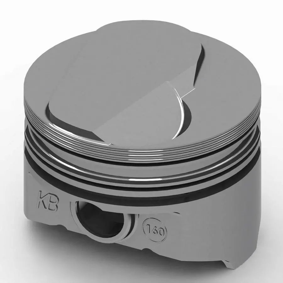 Kb Bbc Domed Piston Set 4.155 Bore +17Cc 1