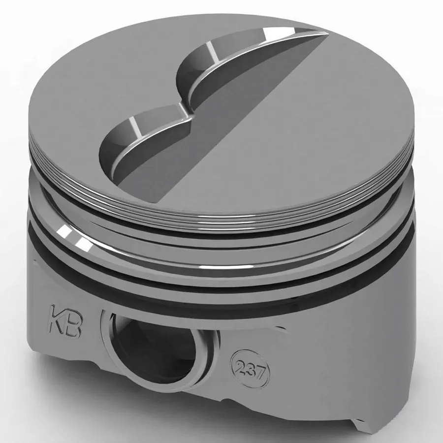Kb Bbf Flat Top Piston Set 4.390 Bore -2.5Cc 1