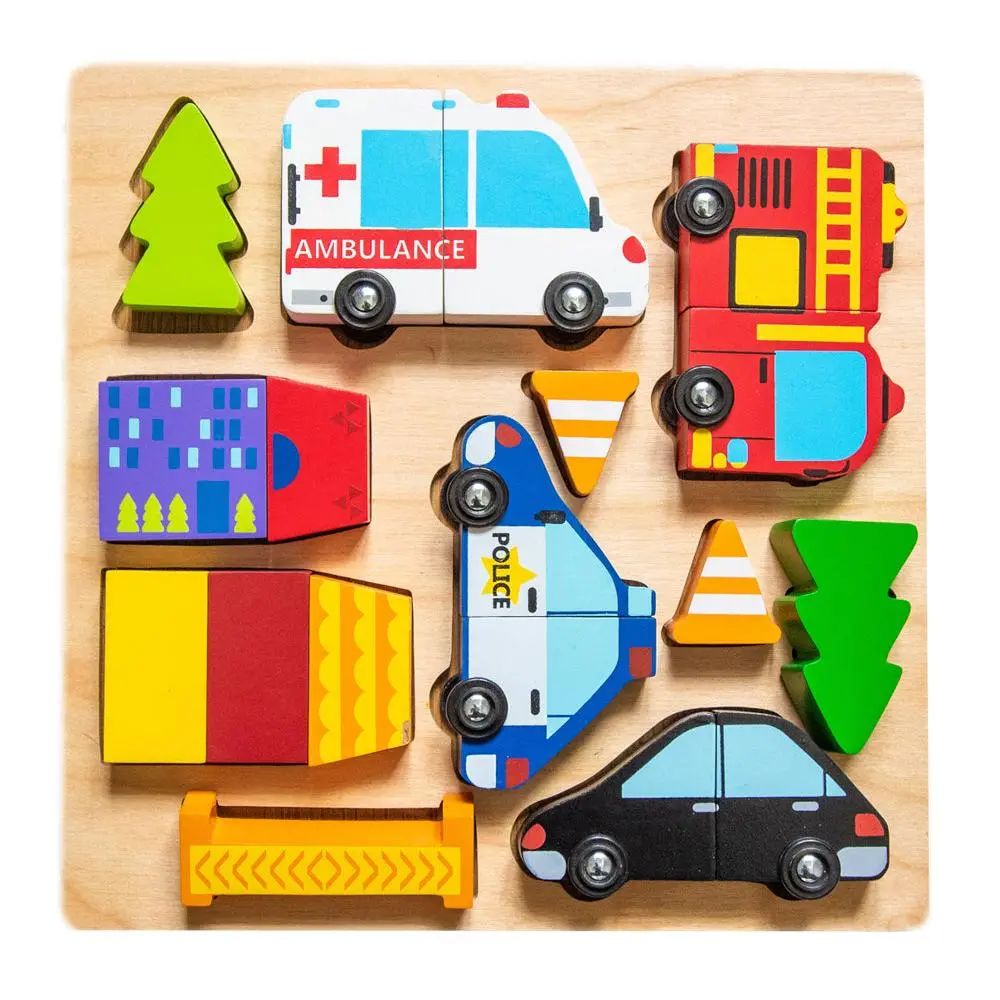 Vehicle Puzzle With Magnets 1