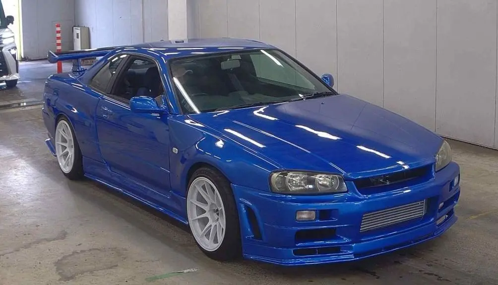 1998 Nissan Skyline R34 Gtt Bayside Blue 1