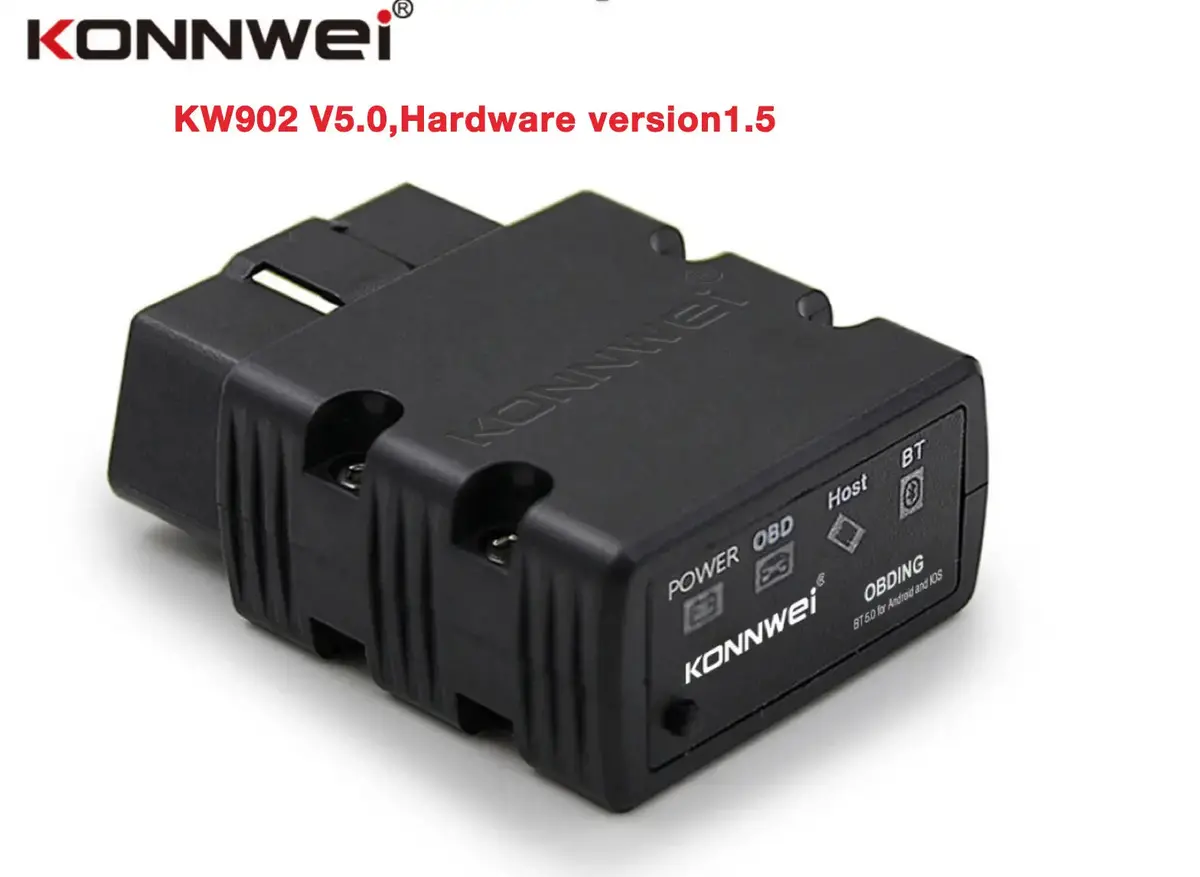 Konnwei Kw902 Bluetooth 5.0 Elm327 For Android And Ios 1