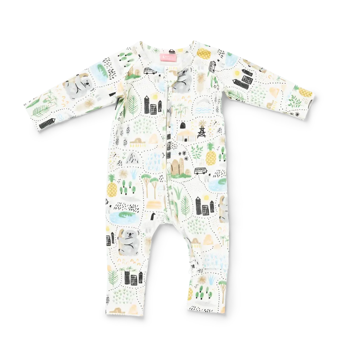 Big Adventures Long Sleeve Romper 1