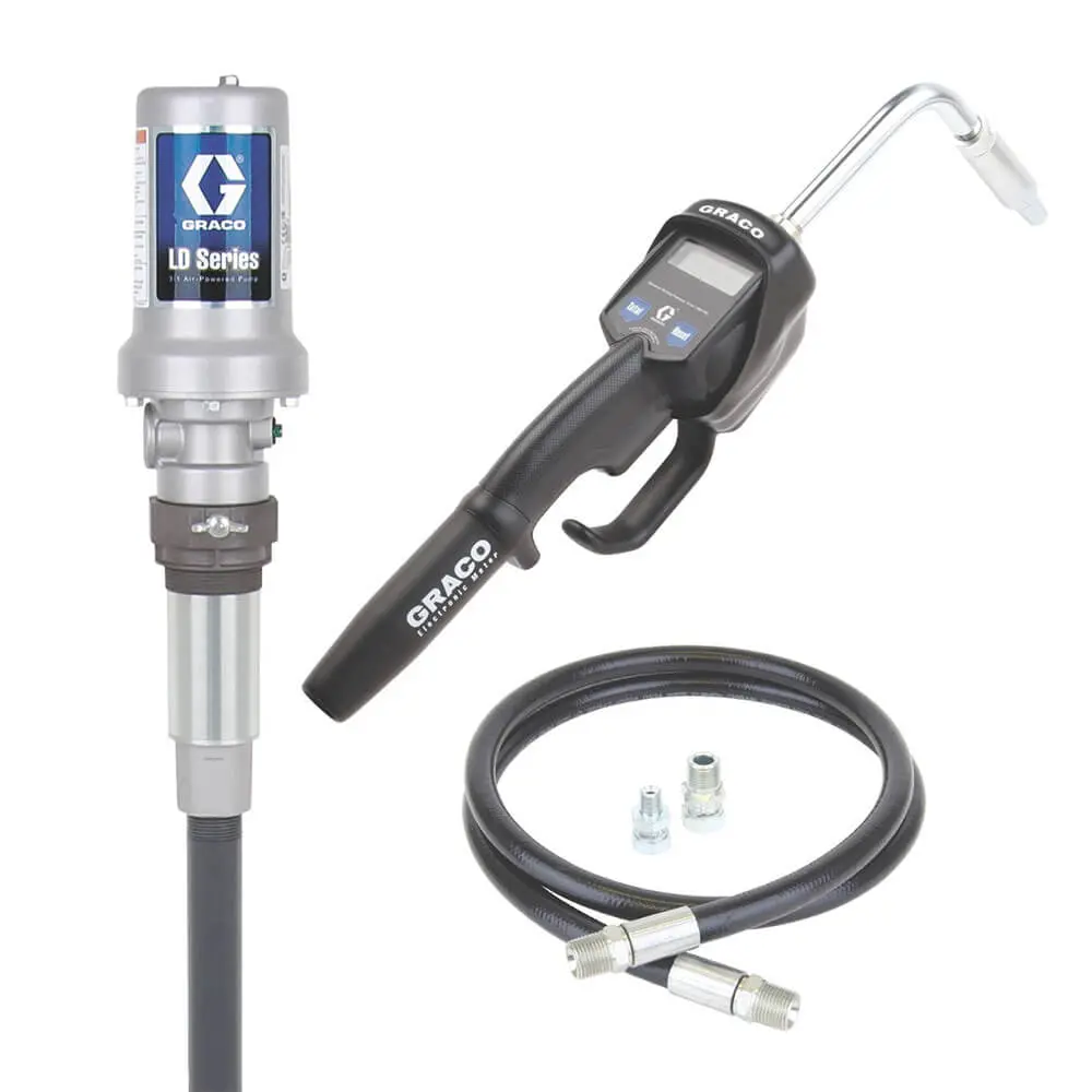 Graco Ld Series 5:1 Stationary Oil Pump Package - Manual Meter Type 1