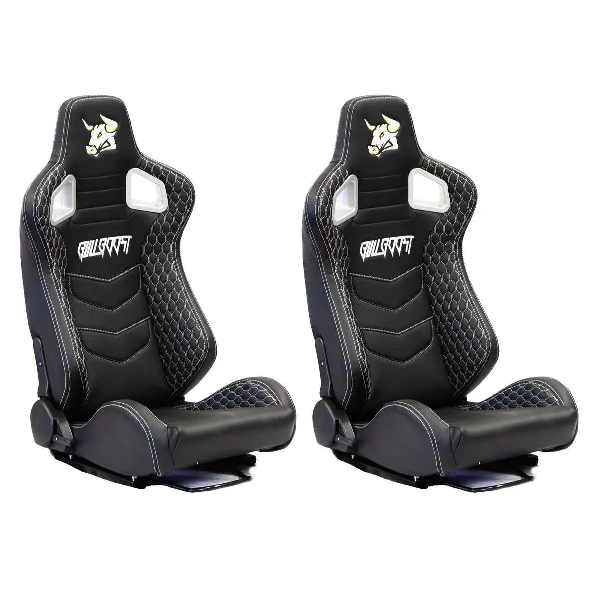 Pair Leather Reclinable Racing Bucket Seat | 1,000 Entries 1