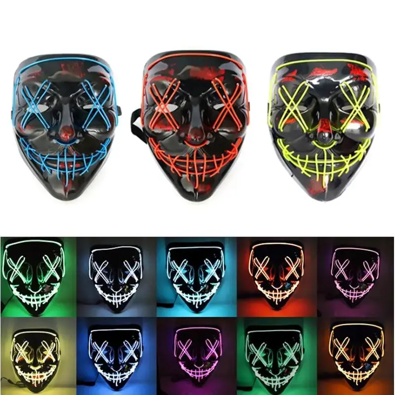 Led Neon Auto Decorative Light Mask 1
