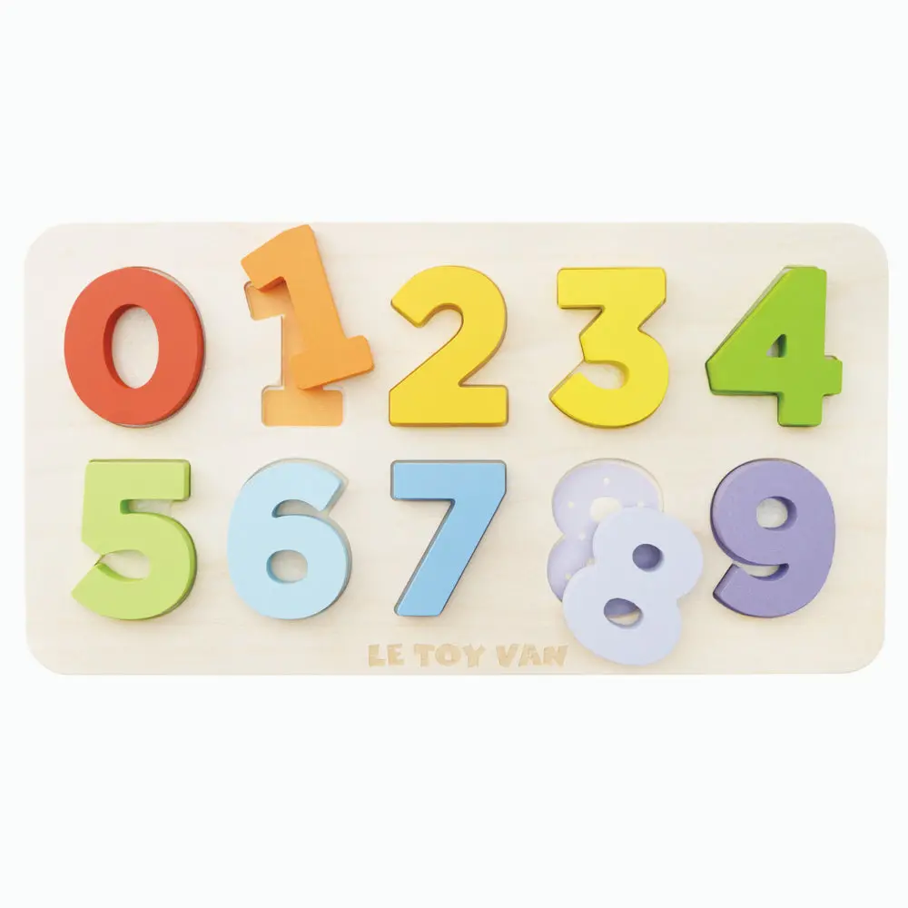 Counting Wooden Numbers Shape Sorter 1