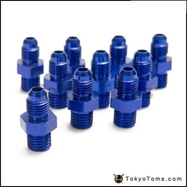 10Pcs/Lot An4 To M12*1.5 Straight Male Oil Cooler  Fuel Oil Hose Fitting Adapter An4-01M1215 1
