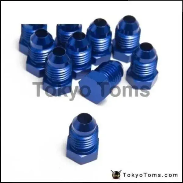 10Pcs/Lot Oil Cooler Fitting Blue,H Q An4-One 1