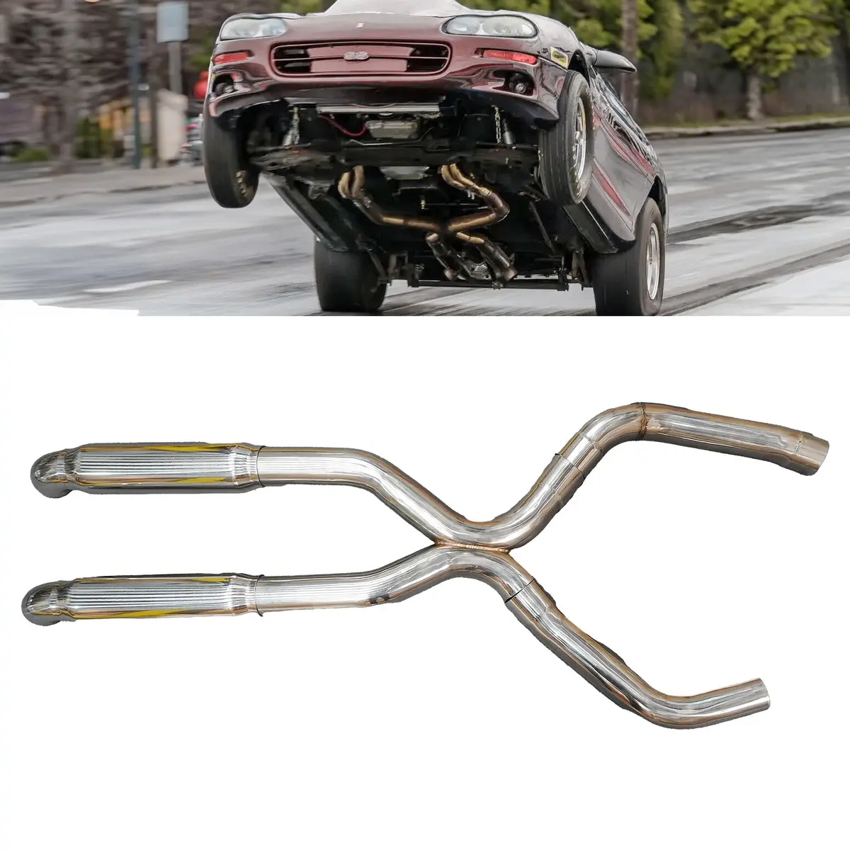 93-02 Ls1 Lt1 F Body 3" Duals For Camaro Trans Am Firebird Exhaust Z28 Ss 1
