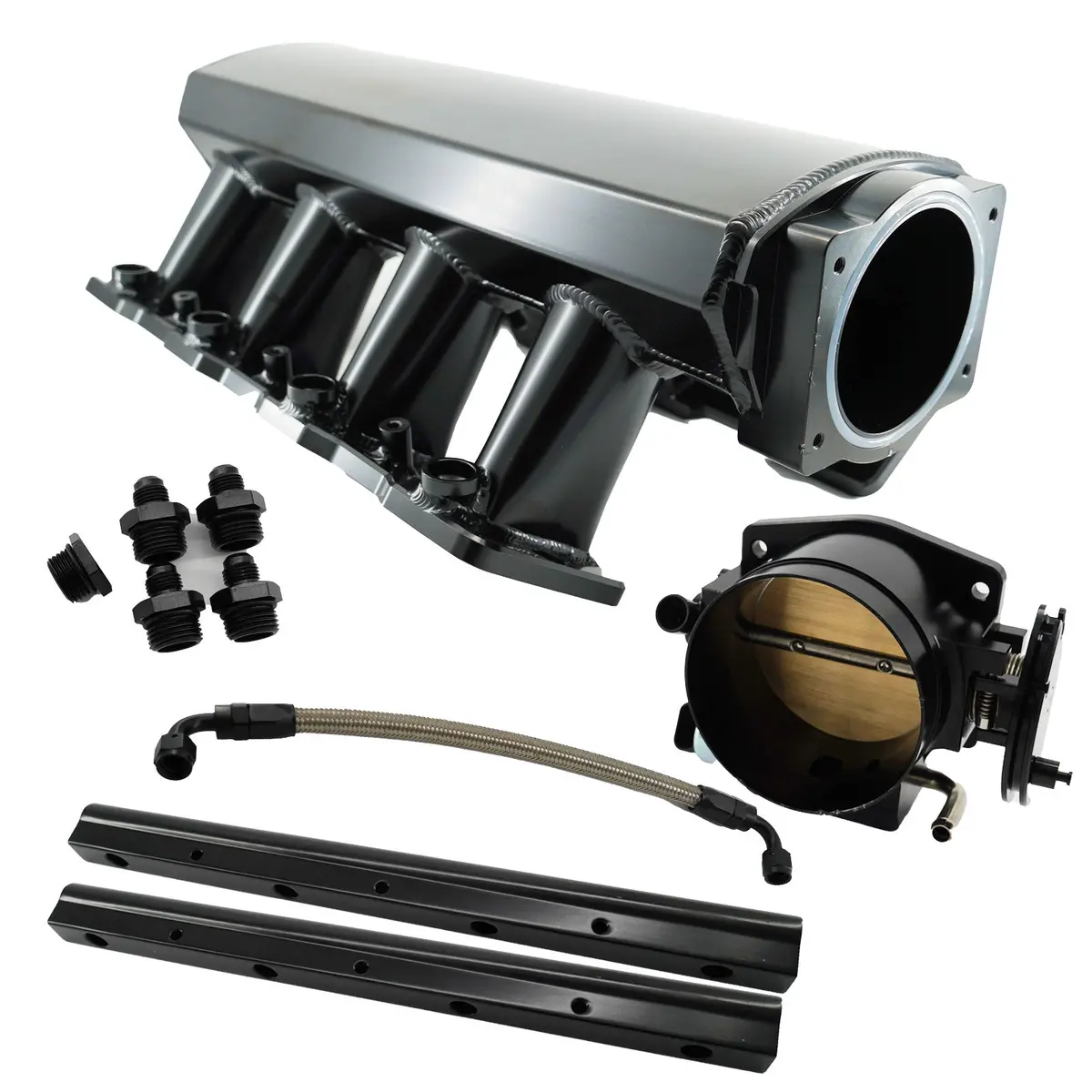 Gm Ls3 Intake Manifold Fabricated Aluminum 102Mm Efi Fuel Injection Sheet Metal 1