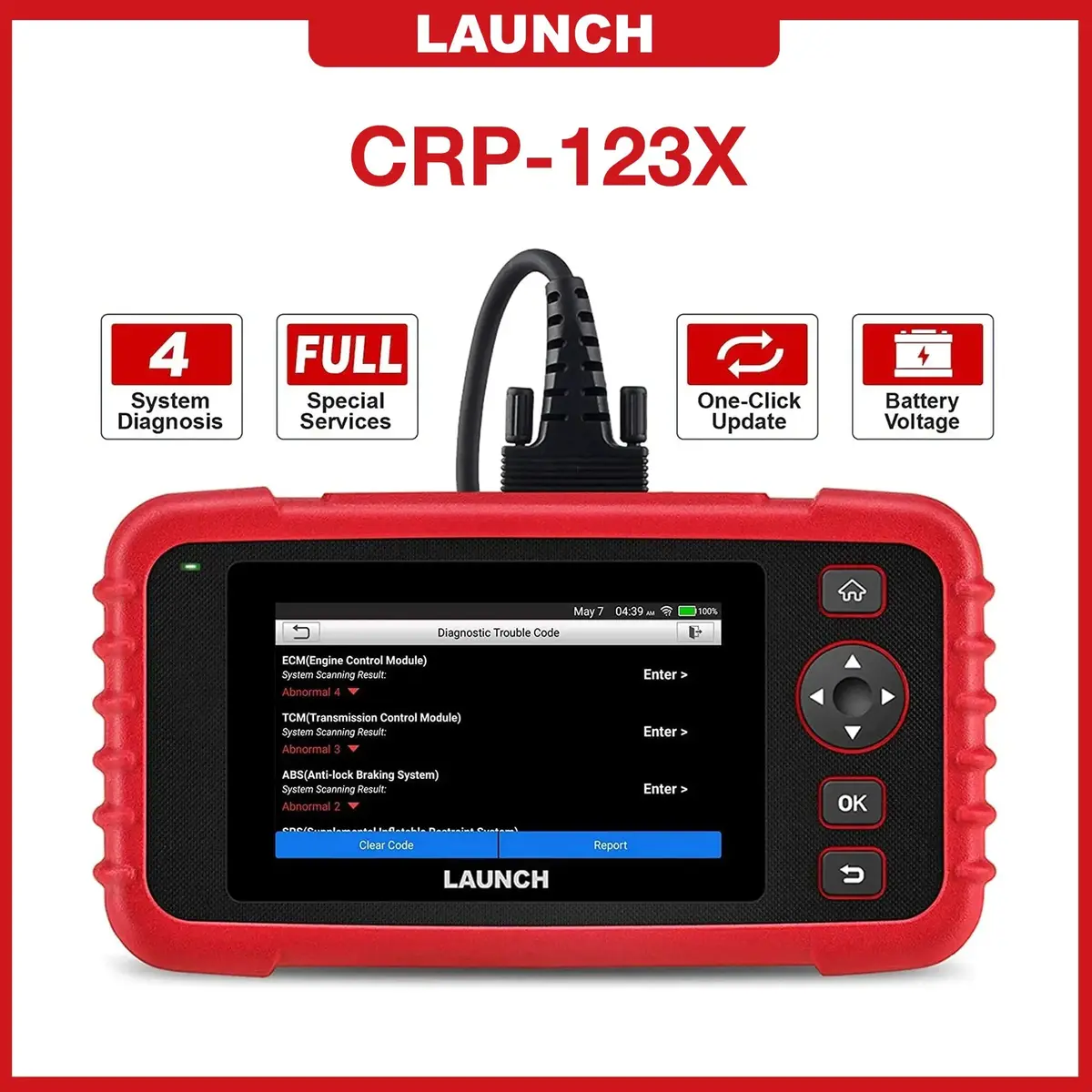 Launch Crp123x Code Reader Scan Tool Diagnostic Car Scanner 1