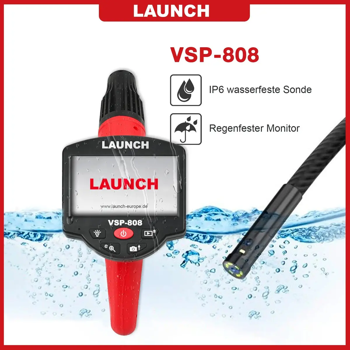 Launch Vsp-808 Digital Videoscope Inspection Camera 1