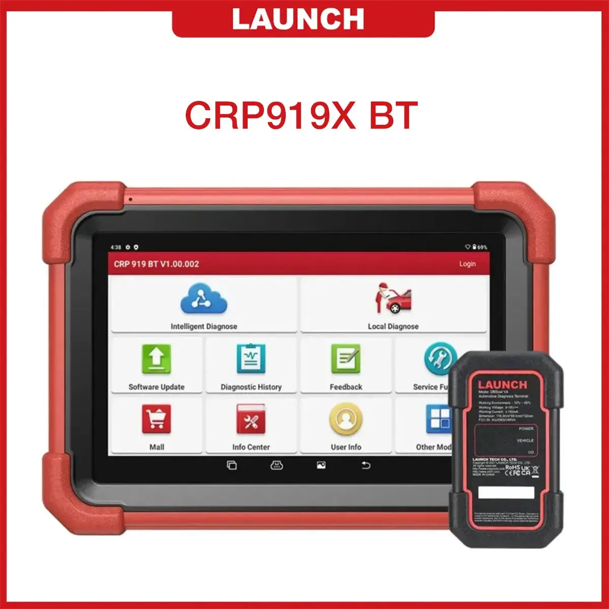 Launch X431 Crp919x Bt Professional Diagnostic Scan Tool 1