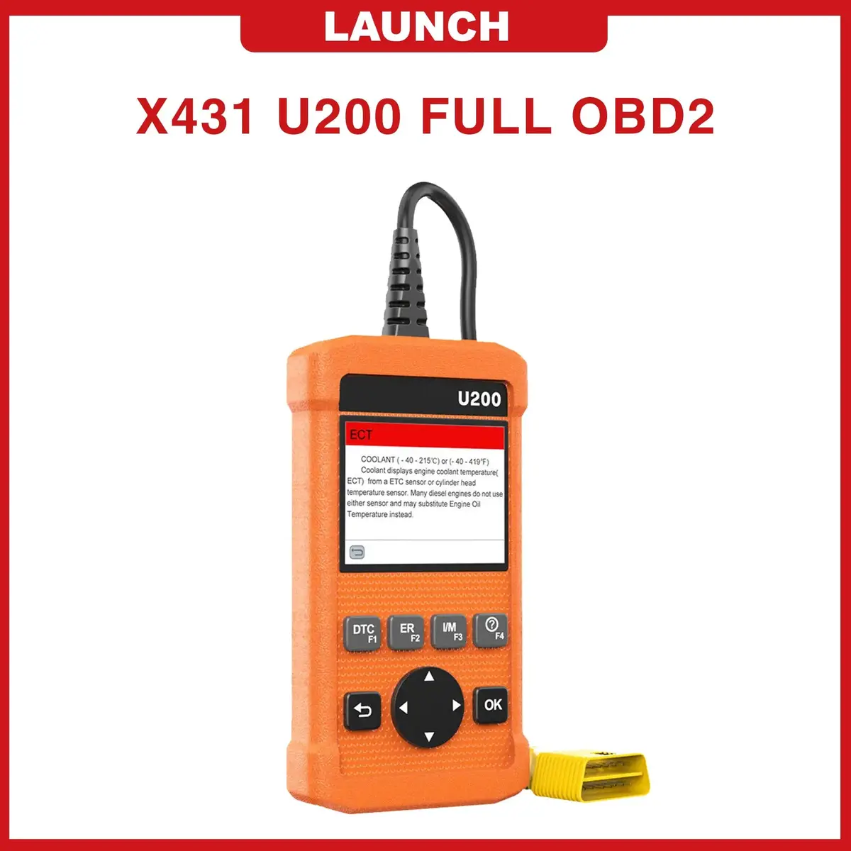 Launch U200 Full Obd2 Dtc Fault Code Car Scan Tool Diagnostic Scanner Tool 1