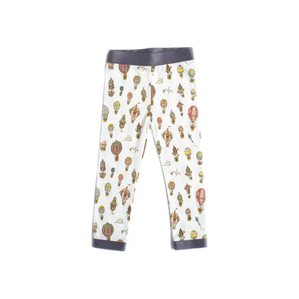 Legging - Hot Air Balloon Seaside Blue 1