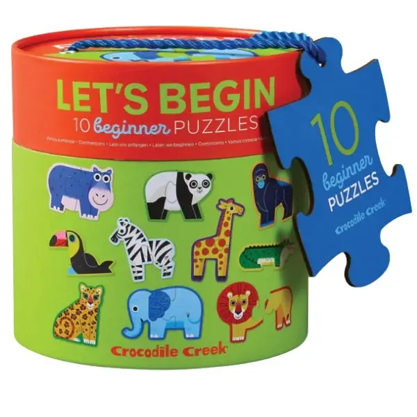Jungle Let's Begin 2 Pc Puzzle 1
