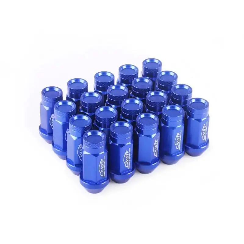 Lightweight Forged 7075-T6 Wheel Lug Nuts Extended 50Mm 1