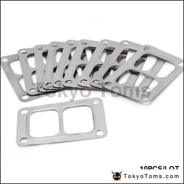 10Pcs/Lot Jdm T6 Exhaust Divided Inlet 4 Bolt Divided Gasket Fit Twinscroll Turbocharger 1