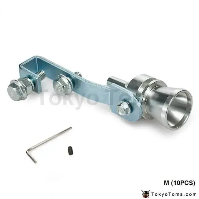 Universal Car Turbo Sound Whistle Muffler Exhaust Pipe Blow Off Vale Bov Simulator Whistler Size M 10Pcs/Lot 1