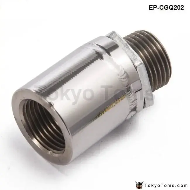 M18 X 1.5 Oxygen Sensor Angle Adapter Extender 02 Bung Adaptor Extension O2 Spacer 1