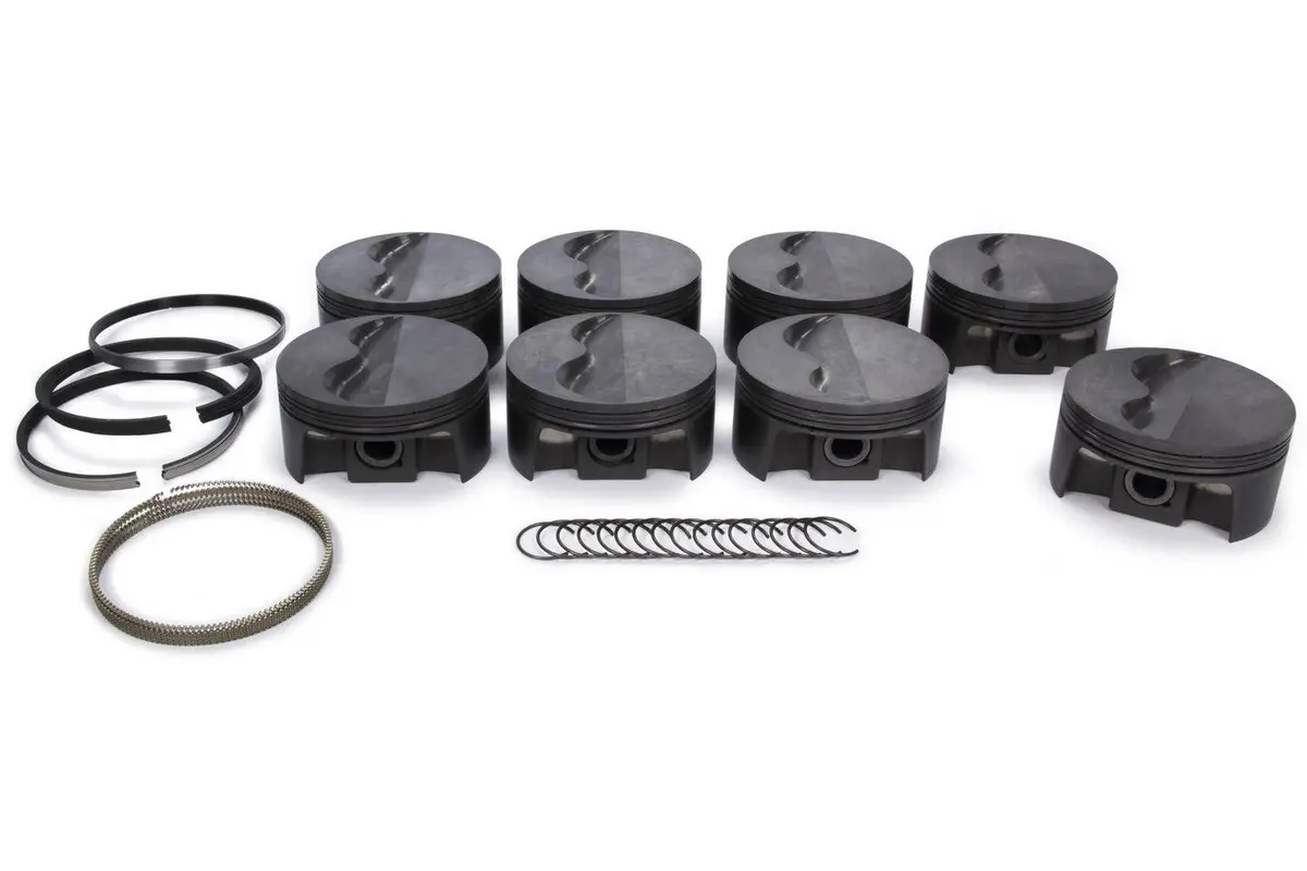 Mahle Sbc Powerpak Piston Set 4.030 Bore Flat-Top -9Cc 1