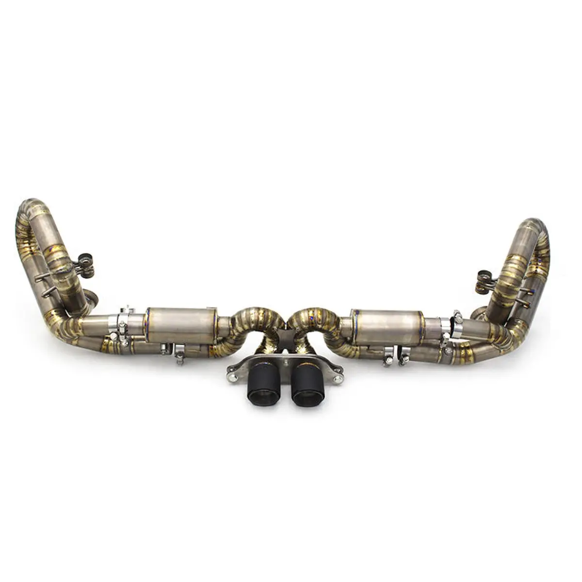 Titanium Valved Catback Exhaust For Porsche 911 991 991.1 991.2 Gt3 4.0T 1