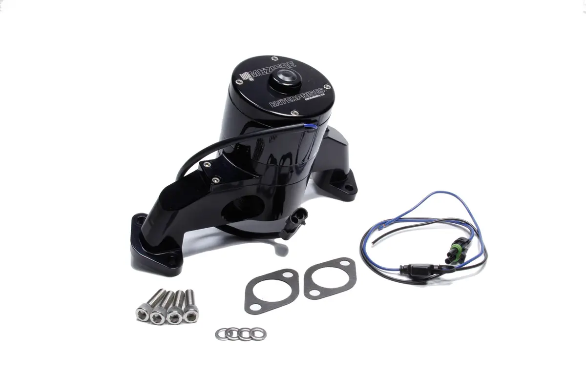 Meziere Bbc Billet Hd Electric Water Pump Black 1