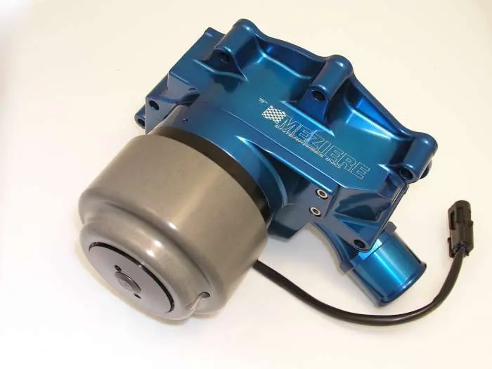 Sbf Hi-Flow Electric W/P W/Idler Assembly - Blue 1