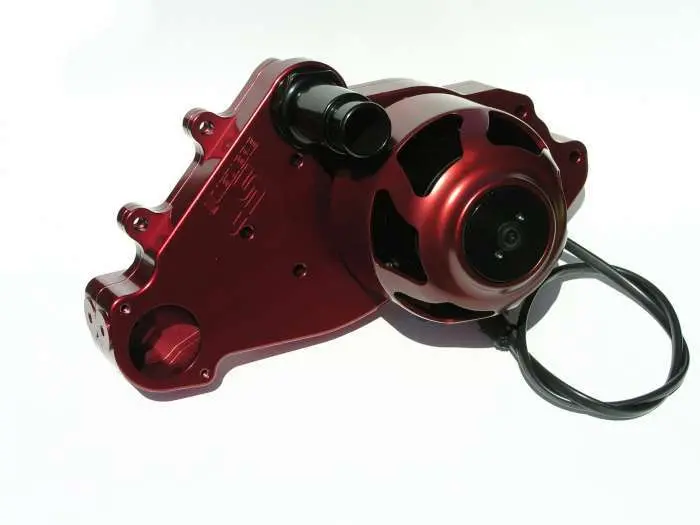 Meziere Sbc Ls1 Billet Electric W/P - Red 1