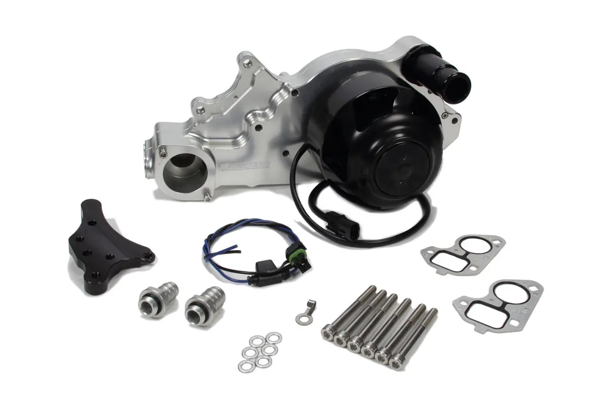 Meziere Ls3 Billet Electric W/P & Idler Corvette 10-13 1