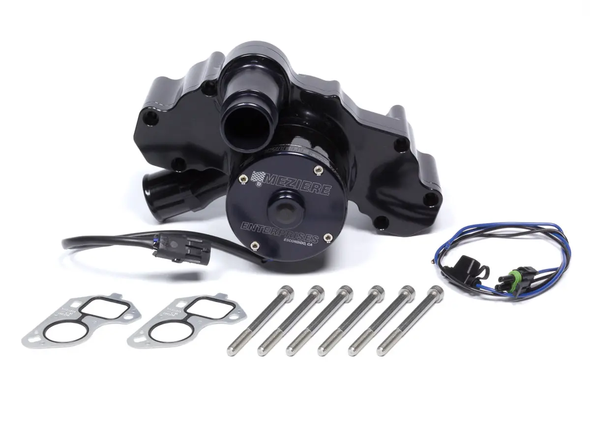 Meziere Gm Ls-X Race Water Pump 55 Gpm Electric 1