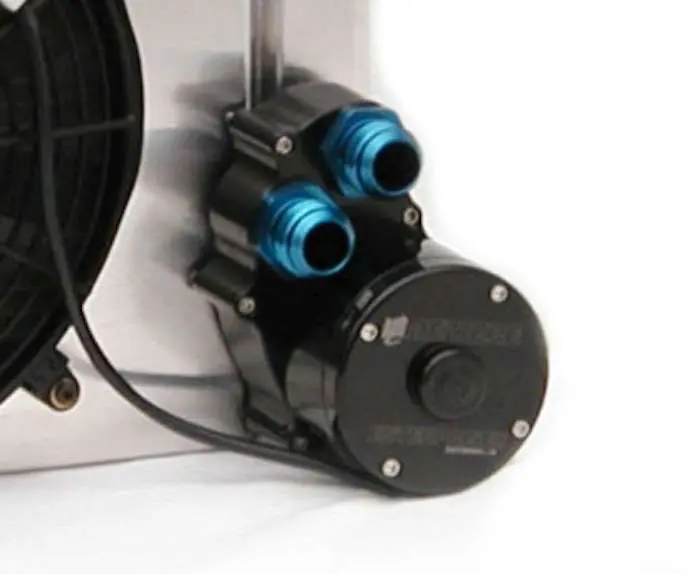 Meziere Radiator Mount Duel Outlet Electric Water Pump 1