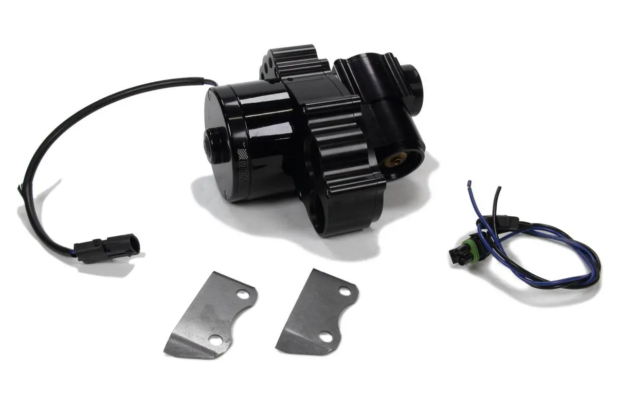 Meziere Inline Remote Water Pump Hi-Flow 55Gpm / Black Finish 1