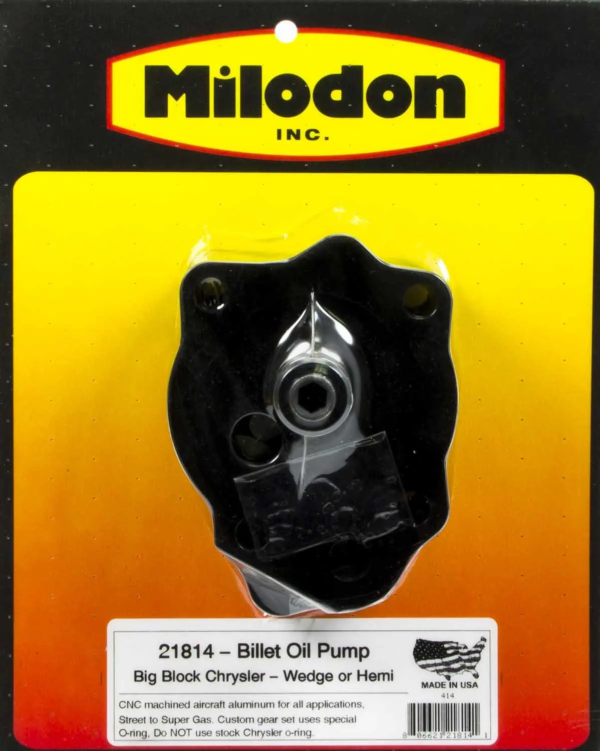 Billet Aluminum H/V Oil Pump - Bbm 1