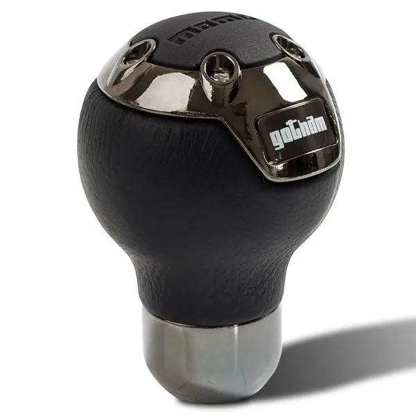 Combat Evo Shift Knob Leather Red Insert 1