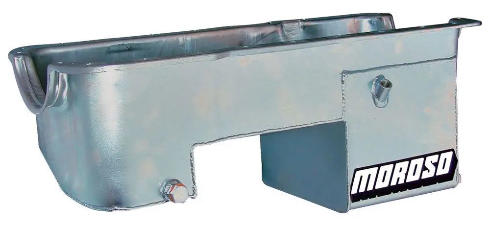 Moroso 20520 Deep Rear-Sump Oil Pan – 7 Qt, 8″ Deep – Fits Ford 351W Swaps In 1979-1995 Mustang & Fox-Platform Cars 1