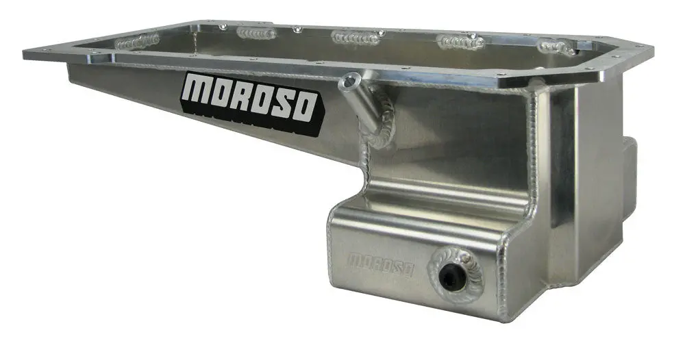 Moroso 21161 11-Qt Aluminum Road-Race Oil Pan – Front T-Sump – Fits Gen Iii Hemi 5.7 L / 6.1 L / 6.4 L (Lx-Platform) 1