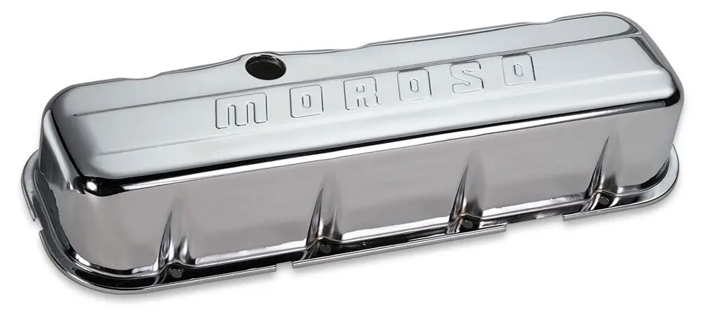 Chrome B/E Valve Covers Bbc Tall W/O Baffle 1
