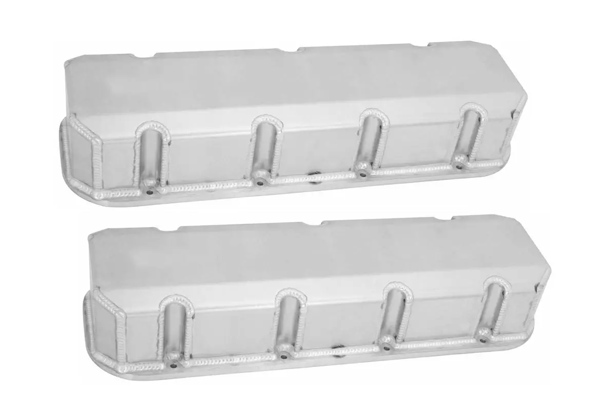 Moroso Bbc Billet Rail Valve Cover Set - Tall Wo/Logo 1