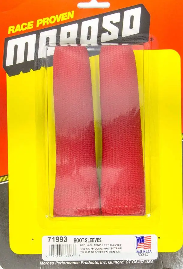 Hi-Temp Boots Sleeves - Red (Pair) 1