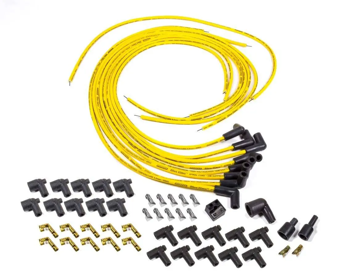 Moroso Blue Max Ignition Wire Set - Yellow 1