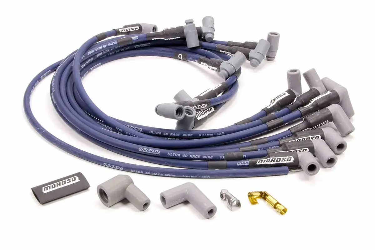 Moroso Ultra 40 Plug Wire Set - Blue 1