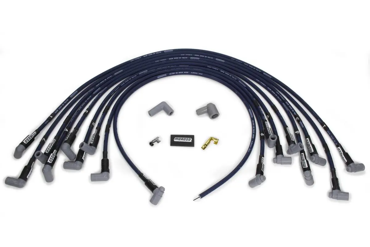 Moroso Ultra 40 Plug Wire Set Bbc Hei - Blue 1