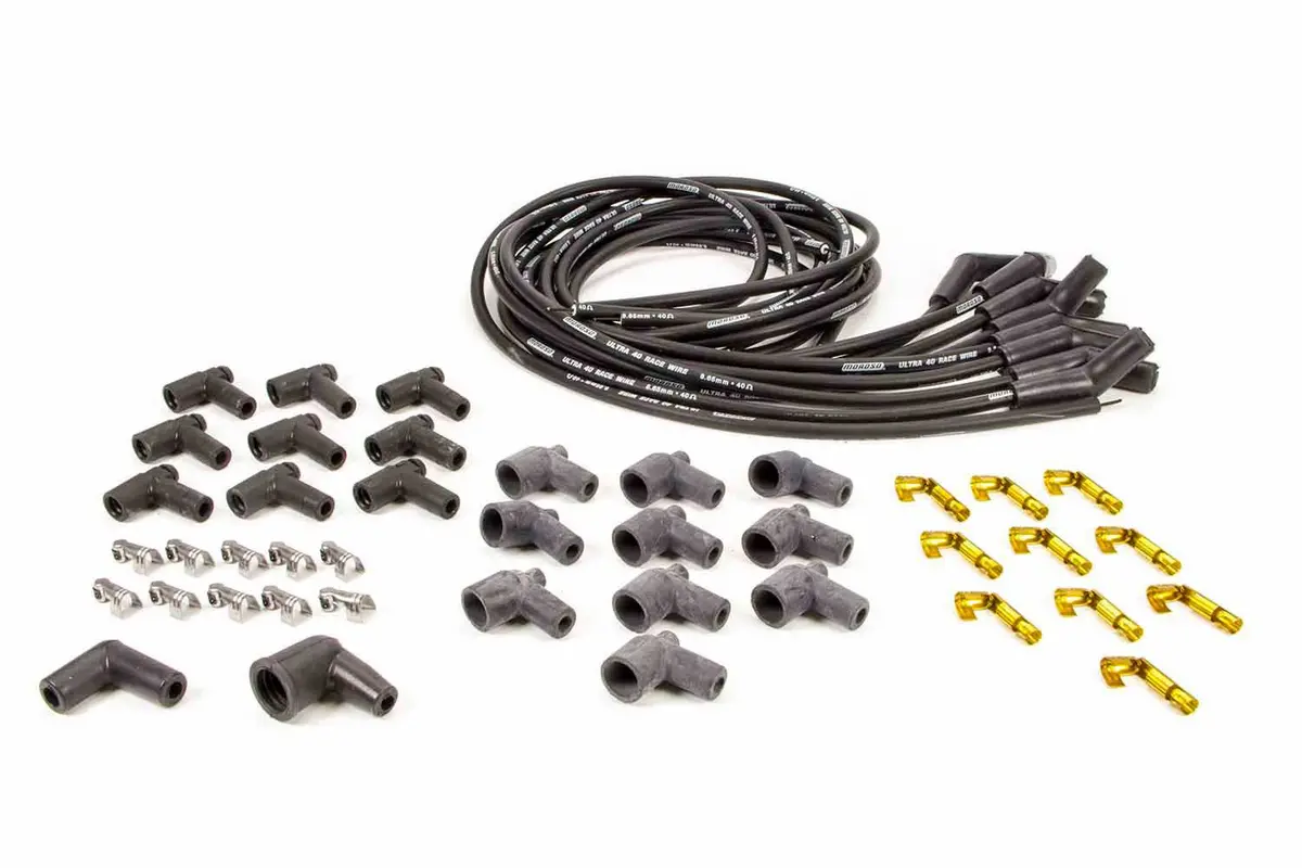 Moroso Ultra 40 Plug Wire Set - Black 1