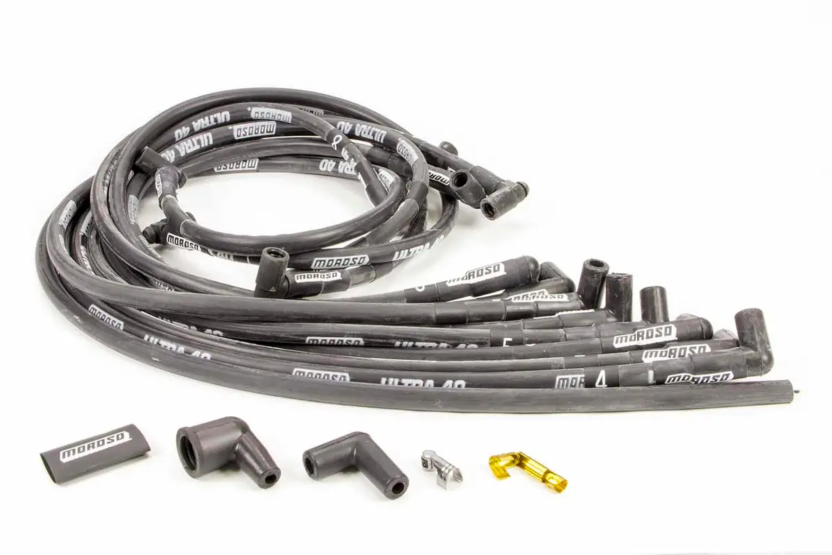 Moroso Ultra 40 Plug Wire Set - Black 1