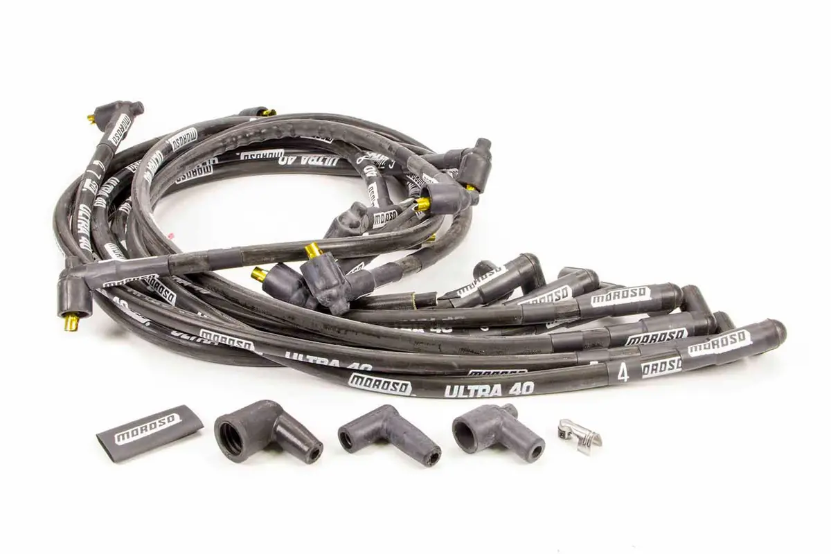 Moroso Ultra 40 Plug Wire Set - Black 1