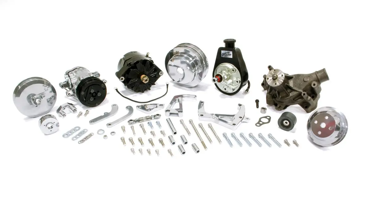 Bbc Style Track Pulley Set Alt A/C With P/S 1