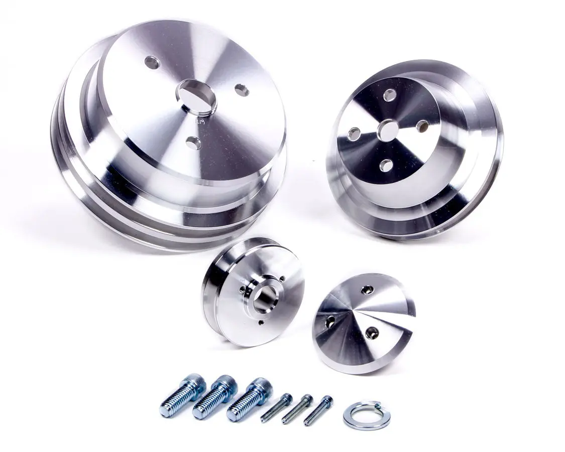 Sb Chevy 3 Pc Pulley Set 1