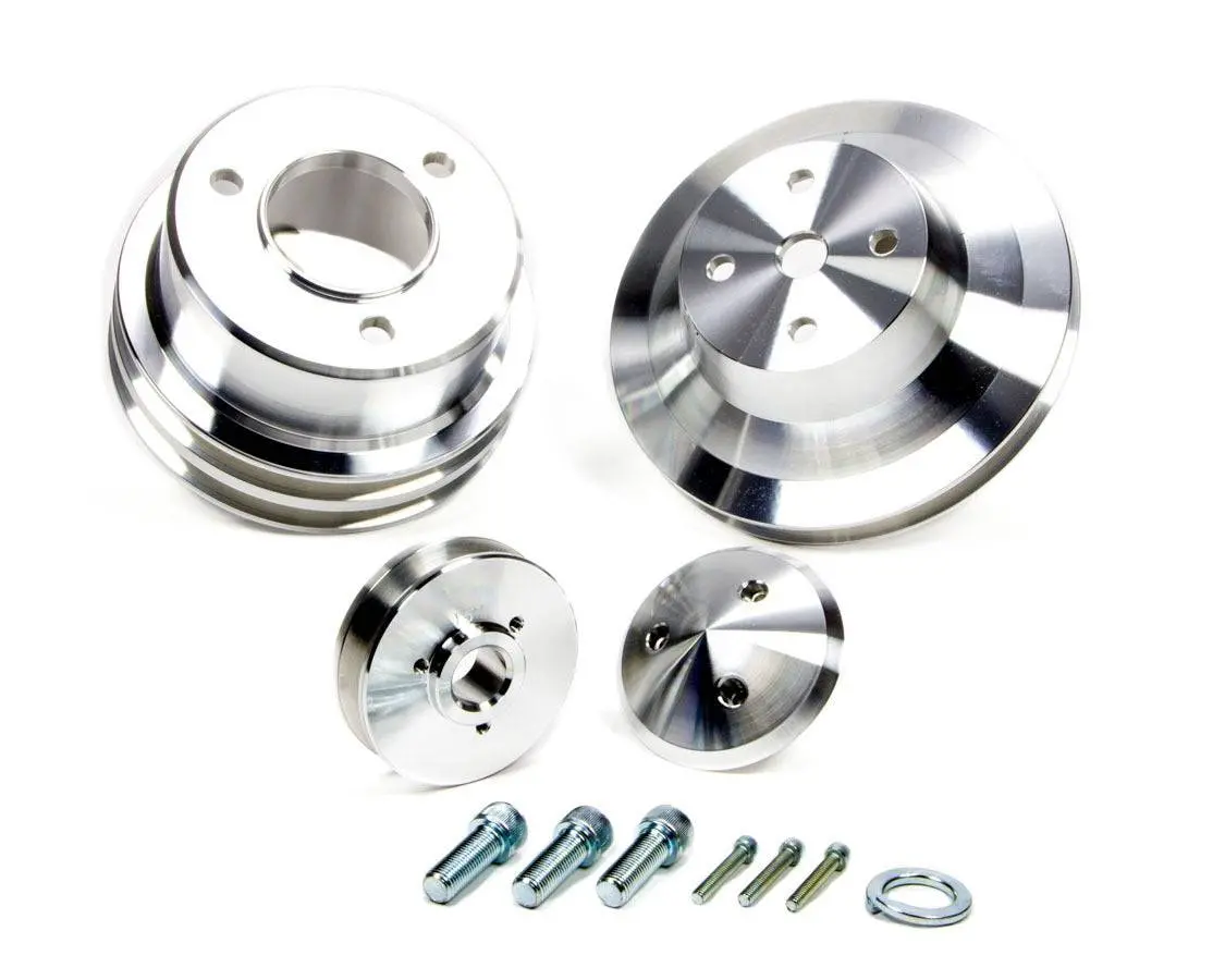 Bb Chevy 3 Pc Pulley Set 1